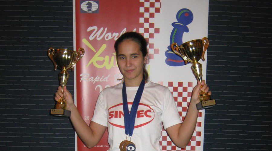 При поддержке компании «Обнинскоргсинтез» шахматистка Анна Афонасьева стала двукратной чемпионкой мира
