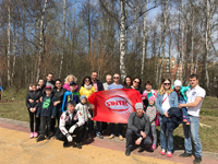Компания «Обнинскорсгинтез» приняла участие в акции по благоустройству территории  «Парка Победы» в Обнинске